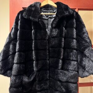 Trina Turk Black Teddy Jacket